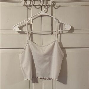 White Women's Crop Top